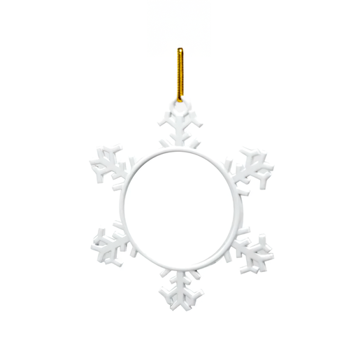 [006630] Adorno de Copo de Nieve Sublimable