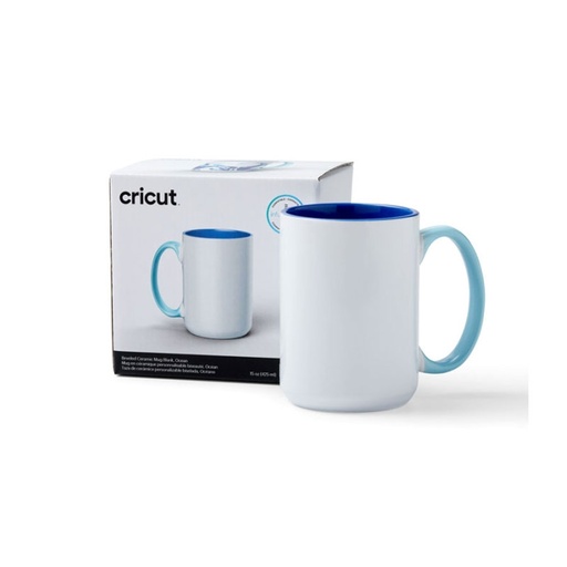 [012727] Cricut Taza cerámica color Ocean 425ml (1 ud)