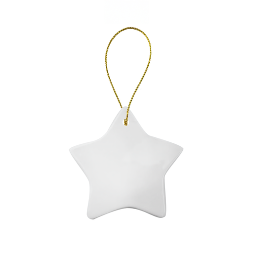 [006631] Estrella de Navidad de Cerámica Sublimable