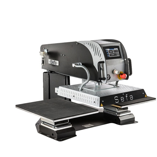 [007266] Plancha DUPLEX LITE 40x50 NEUMATICA+ROTACION V3